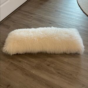 Luxurious Tibetan Genuine Lamb Bolster Pillow (Overland)